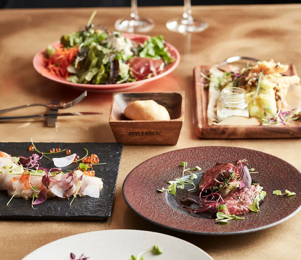 A platter of EX dishes