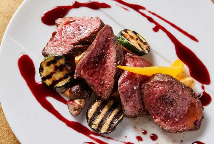 Grilled beef